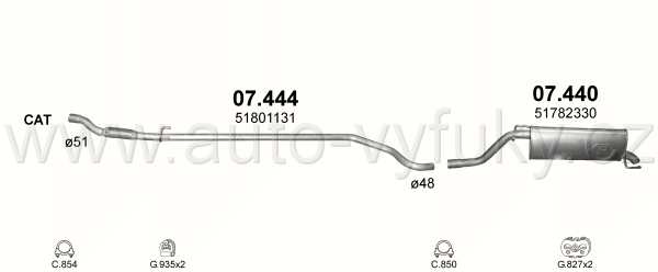 FIAT GRANDE PUNTO 1.3 D 2/2007-0/2010 1248ccm 55kW / 75HP KAT 1.3 MJTD Turbo Diesel