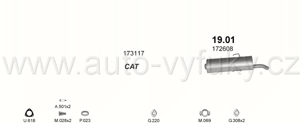 PEUGEOT 205 1.0 HATCHBACK 7/1992-6/1998 954ccm 37kW / 50HP KAT JUNIOR