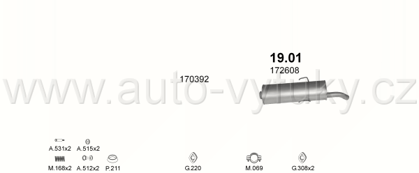 PEUGEOT 205 1.6 HATCHBACK , CABRIO 7/1986-0/1990 1580ccm 59kW / 80HP CT, GT, GR