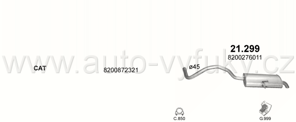 RENAULT GRAND SCENIC II 1.6 5/2008-0/2009 1598ccm 81kW / 110HP KAT 1.6i 16V