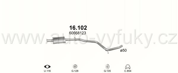 ALFA ROMEO GT 1.8 COUPE 11/2003-9/2010 1747ccm 103kW / 140HP KAT 1.8 TS