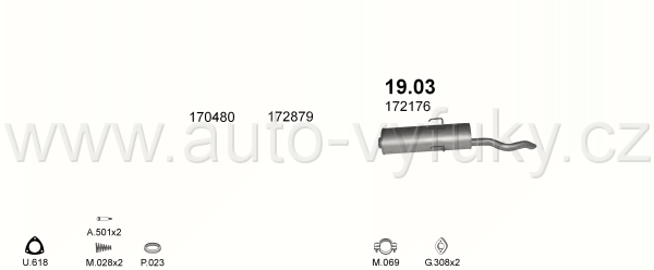 PEUGEOT 309 1.4 HATCHBACK 6/1989-0/1992 1360ccm 51kW / 70HP GL, GR, XL, PROFIL