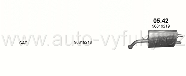 CHEVROLET SPARK 1.0 12/2009-0/0 995ccm 48-50kW / 65-68HP KAT 1.0