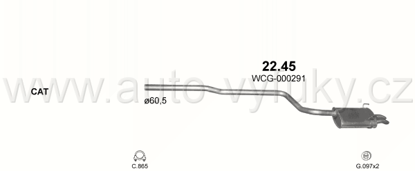 ROVER 75 2.0 D KOMBI 7/2001-0/2006 1997ccm 85-96kW / 116-131HP KAT 2.0 Td Turbo Diesel