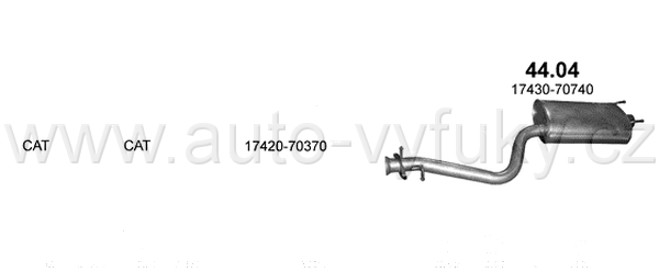 LEXUS IS 200 2.0 3/1999-7/2005 1988ccm 114kW / 153HP KAT 2.0i 24V