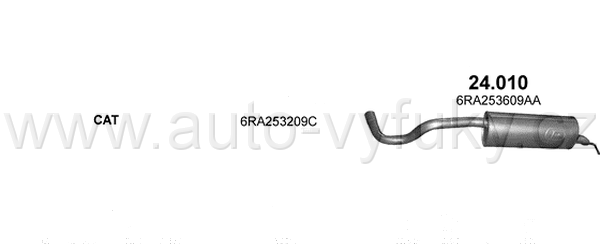 SKODA RAPID 1.2 5/2015-12/2019 1197ccm 66-81kW / 90-110HP KAT 1.2 TSi