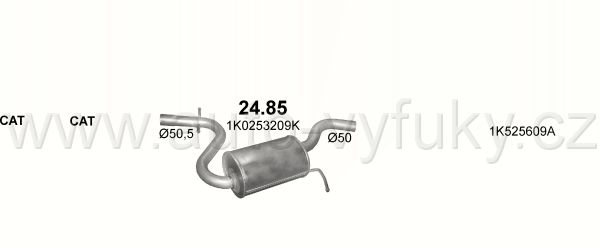 SKODA OCTAVIA II 1.6 HATCHBACK, KOMBI 5/2004-0/0 1598ccm 85kW / 115HP KAT 1.6 FSi