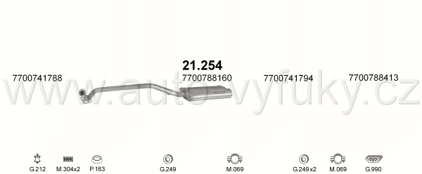 RENAULT TRAFIC 2.0 VAN 2/1988-2/1989 1995ccm kW / HP T7.2, LWB