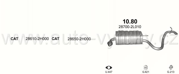 HYUNDAI i30 1.4 HATCHBACK 5/2007-0/0 1396ccm 77-80kW / 105-109HP KAT 1.4