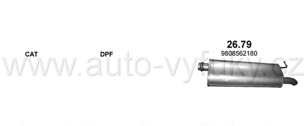 CITROEN JUMPY III 2.0 D 4/2016-12/2022 1997ccm 90-110-130kW / 122-150-177HP KAT 2.0 HDi