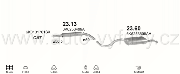 SEAT CORDOBA 1.6 SEDAN 5/1999-8/2002 1598ccm 74kW / 100HP KAT 1.6i