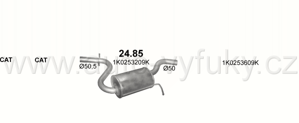 VOLKSWAGEN JETTA III 1.6 SEDAN 9/2005-0/0 1598ccm 85kW / 115HP KAT 1.6 FSi