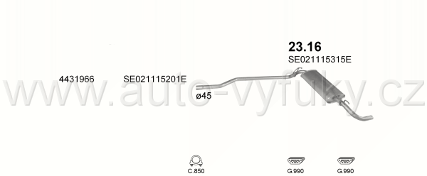 SEAT IBIZA 1.7 D HATCHBACK 7/1989-7/1992 1714ccm 40-42kW / 55-57HP LD, GLD