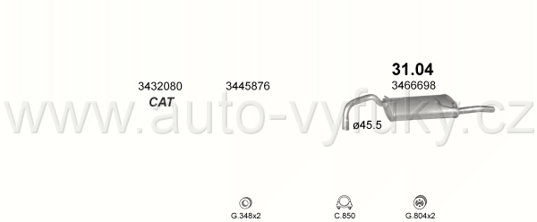 VOLVO 440 1.7 HATCHBACK 9/1988-12/1992 1721ccm 70-75-78kW / 95-102-106HP KAT DL, GL, GLE, GLT