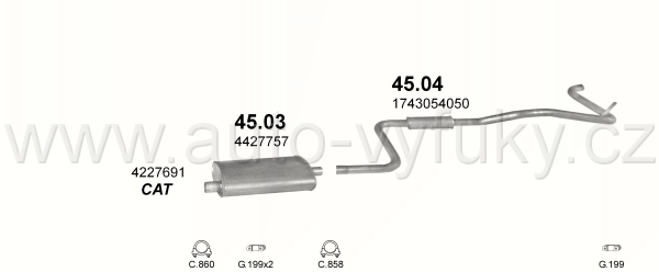 CHRYSLER GRAND VOYAGER 3.3 VAN 0/1992-0/1995 3301ccm 110kW / 150HP KAT 3.3i V6 LWB