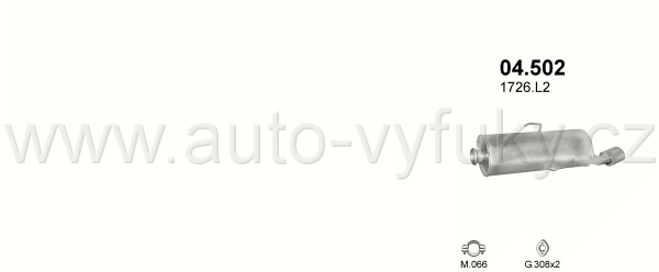 CITROEN SAXO 1.6 0/2000-0/2004 1587ccm 88kW / 120HP KAT 1.6i VTS -16V TU5JP4