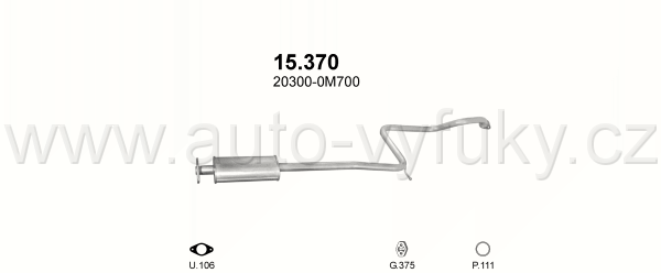 NISSAN ALMERA 2.0 D HATCHBACK 1/1997-4/2000 1974ccm 55kW / 75HP 2.0 DIESEL