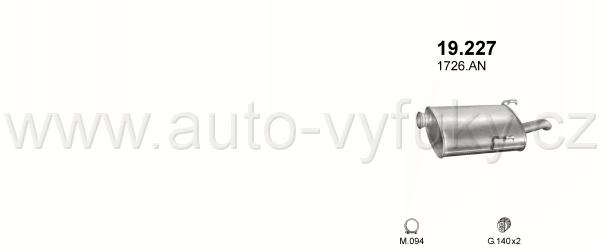 PEUGEOT 406 1.9 D KOMBI 0/1996-0/1997 1905ccm 68kW / 92HP 1.9 Turbo Diesel