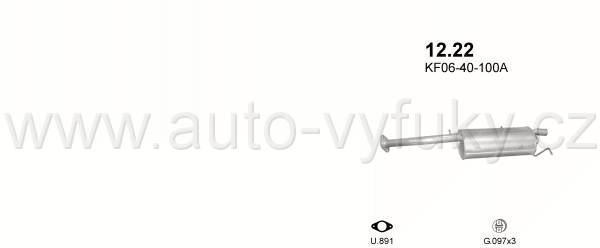 MAZDA XEDOS 6 2.0 SEDAN 1/1992-3/1994 1995ccm 106kW / 144HP KAT 2.0i -V6-24V