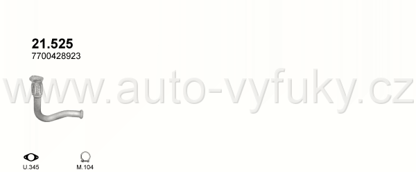 RENAULT KANGOO 1.9 D VAN 0/1999-0/2003 1870ccm 59kW / 80HP KAT 1.9 dTi Turbo Diesel