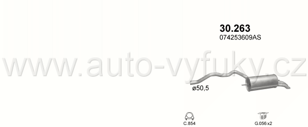 VOLKSWAGEN TRANSPORTER IV 2.4 D 1/1996-4/1996 2370ccm 55kW / 77HP 4X4