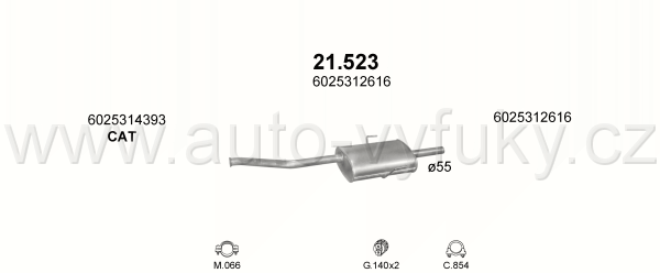 RENAULT ESPACE III 2.0 VAN 5/1998-10/2002 1998ccm 103kW / 140HP KAT 2.0i-16V