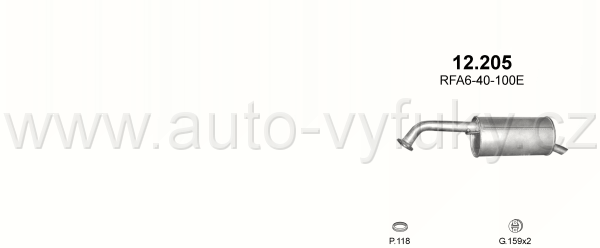 MAZDA 323 F 2.0 Kombi 5/1998-9/2000 1998ccm 66kW / 90HP KAT 2.0 Tdid Turbo Diesel