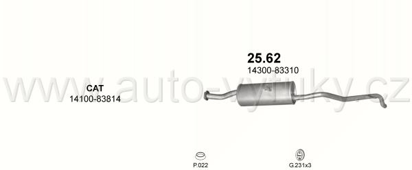 SUZUKI SAMURAI 1.3 0/1988-0/1992 1324ccm 44-51kW / 60-70HP KAT 1.3, 1.3i 4x4