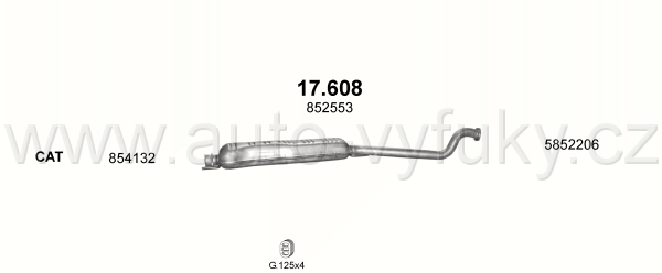 OPEL ASTRA G 2.0 12/2001-2/2004 1998ccm 141kW / 192HP KAT 2.0i 16V Tubro