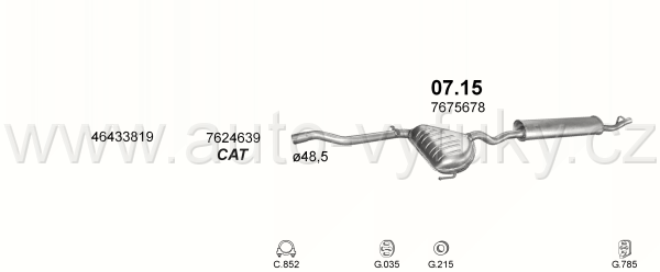FIAT TEMPRA 1.4 SEDAN 0/1990-0/1996 1372ccm 51kW / 69HP KAT 1.4 i.e.