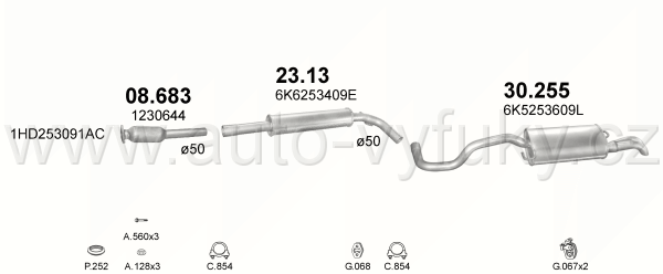 SEAT CORDOBA 1.9 D COUPE 7/1996-4/1997 1896ccm 66kW / 90HP KAT 1.9 TDi Turbo Diesel