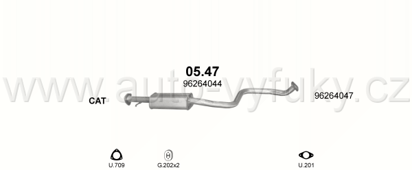 DAEWOO TACUMA 2.0 MPV 6/2000-0/0 1998ccm 89-93kW / 121-127HP KAT 2.0 16V