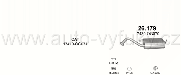 TOYOTA COROLLA 2.0 D HATCHBACK 6/2004-2/2007 1995ccm 85kW / 116HP KAT 2.0 Turbo Diesel