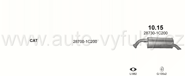 HYUNDAI GETZ 1.5 D HATCHBACK 7/2003-7/2005 1493ccm 60kW / 82HP KAT 1.5 CRDi Turbo Diesel